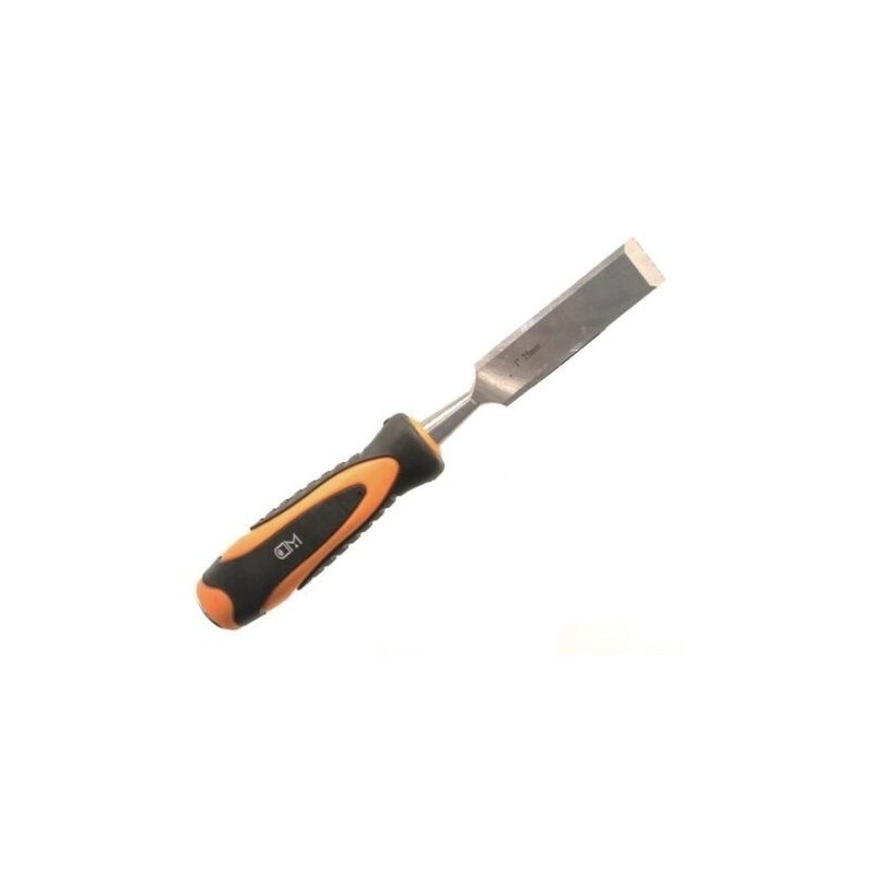 SCALPELLO PER LEGNO DA 22 mm IN ACCIAIO FORGIATO CON MANICO BATTENTE ANTISCIVOLO