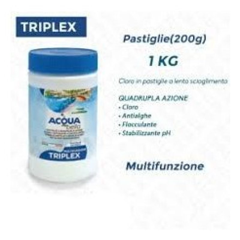 Acqua Bella Acqua Bella Triplex 1kg Cloro in pastiglie scioglimento...