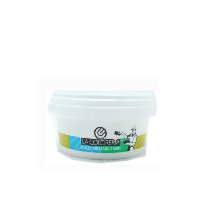 Stucco pronto in pasta 250 gr per supporti murali e legno per interni e esterni