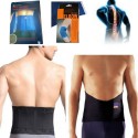 Fascia Lombare tutore in NEOPRENE con stecche di rinforzo semi rigide. Sostegno a corsetto Taglia unica regolabile con velcro