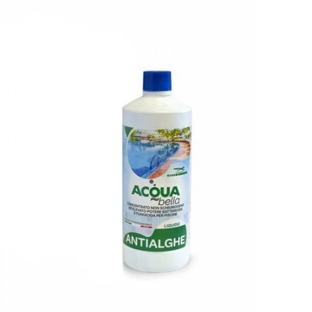 Liquido Antialghe 1 Litro Per Piscine Alghicida battericida fungicida schiarente