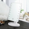 Specchio Trucco Con 16 Luci Led Large Mirror Rotazione 360° Makeup arredamento