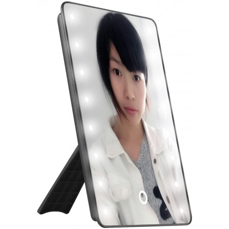 Specchio Trucco Con 16 Luci Led Mirror Makeup Da Tavolo Regolabile 180 gradi