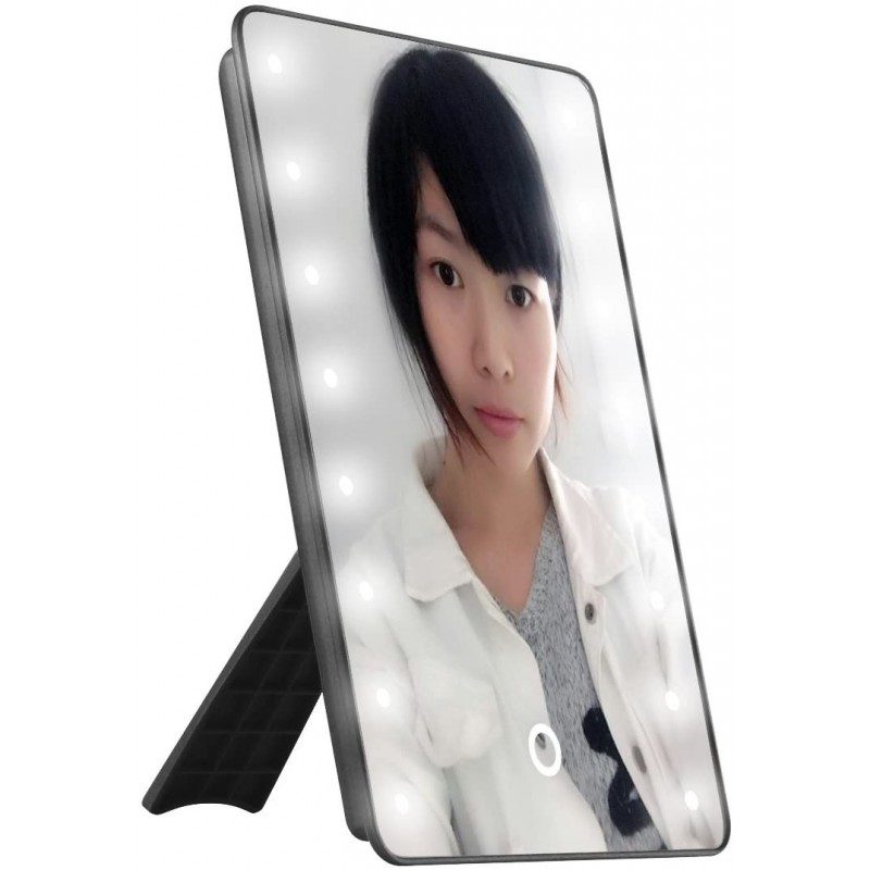 DRIWEI Specchio Trucco Con 16 Luci Led Mirror Makeup Da Tavolo Rego...
