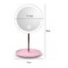 DRIWEI Specchio trucco con luce led base girevole bianco make up il...