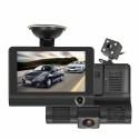 AUTO DVR Video Recorder Fotocamera anteriore posteriore specchio tripla lente