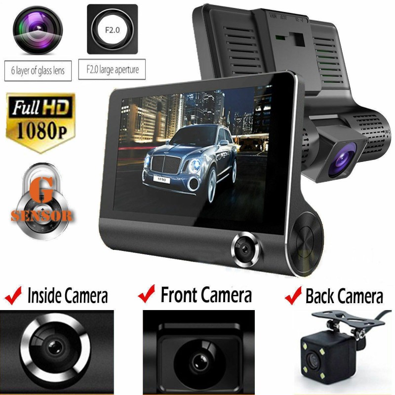 DOBO AUTO DVR Video Recorder Fotocamera anteriore posteriore specch...