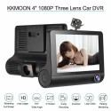 AUTO DVR Video Recorder Fotocamera anteriore posteriore specchio tripla lente