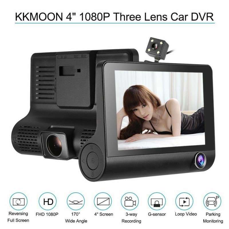 DOBO AUTO DVR Video Recorder Fotocamera anteriore posteriore specch...