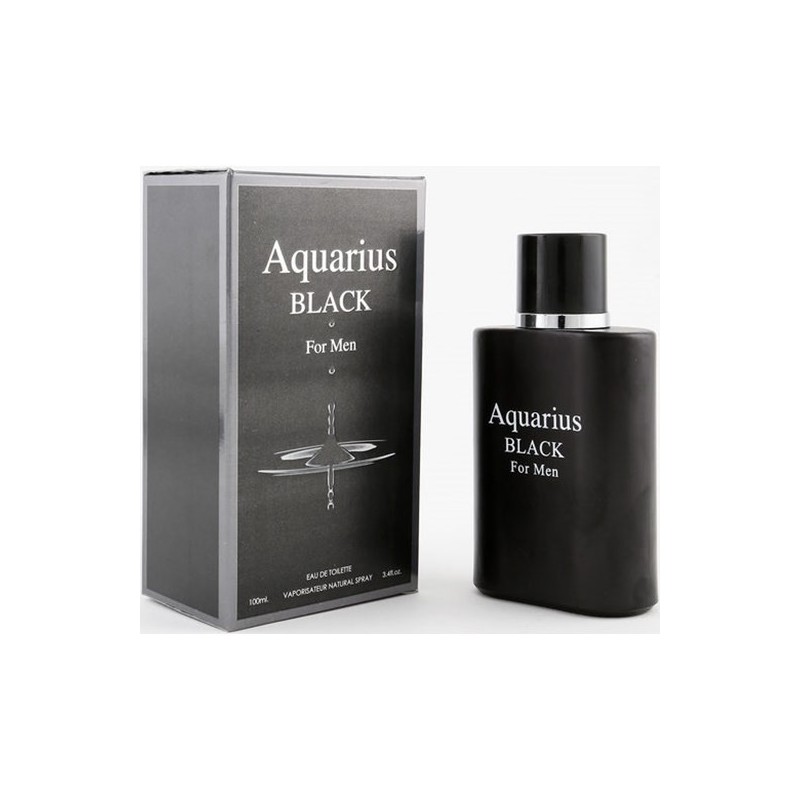 DOBO AQUARIUS BLACK FOR MEN EAU DE TOILETTE 100 ML FRAGRANZA EQUIVA...