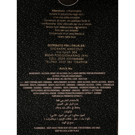 ILLUSION BLACK 100 ML PROFUMO EQUIVALENTE BLACK OPIUM di YVES SAINT LAURENT