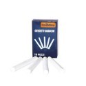 10x Gessi gessetti bianchi classici antipolvere 8 cm lavagna carta cartoncino