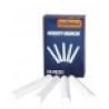 Nikoffice 10x Gessi gessetti bianchi classici antipolvere 8 cm lava...