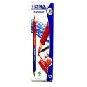 12x Matitona bicolore rosso/blu Lyra Duo Giant Maxi matita matite legno naturale