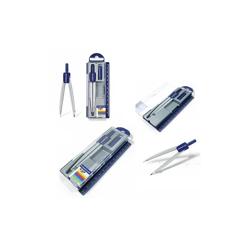 Set compasso Compasso scolastico con adattatore universale compasso precisione