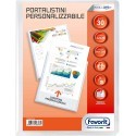 PORTALISTINI PERSONALIZZABILE FAVORIT 30 BUSTE 22 X 30 CM COPERTINA FLESSIBILE