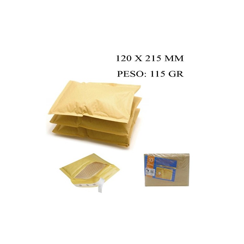 Mail Lite, Buste Imbottite, Dimensioni A/000, 110 X 160 Mm, Colore