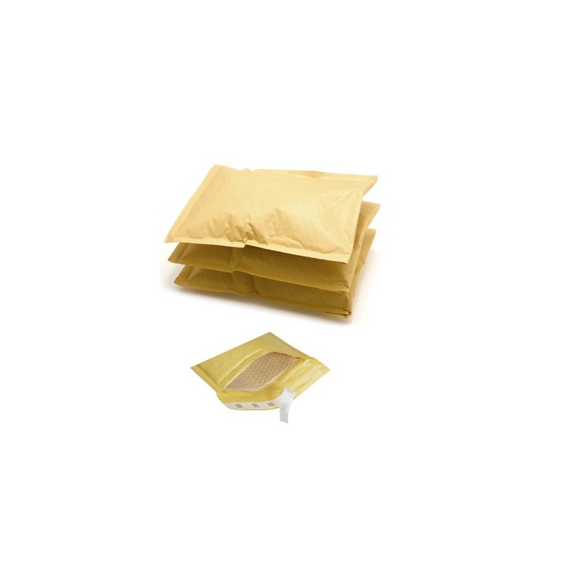 10x Buste postali imbottite con film a bolle aria (pluriboll) 100 x 165 mm posta