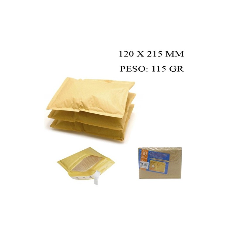 Generico 10x Buste postali imbottite con film a bolle aria (pluribo...