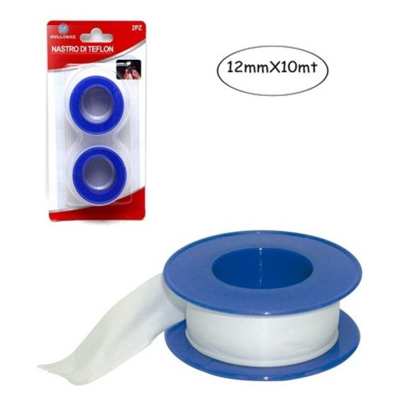 DOBO 4x Nastri di teflon in confezione blister larghezza 12 mm 10 M...