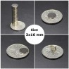 Hongu 51x Magneti Neodimio 3 × 16 mm Calamita Potente Fimo for cate...