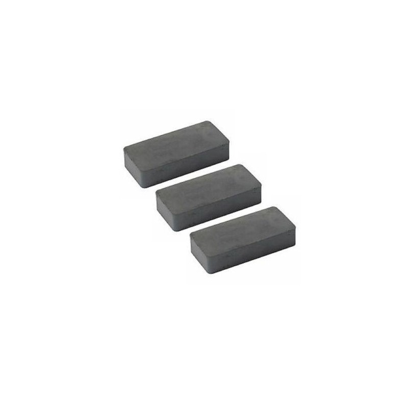 Hongu 3x Magneti 40x25x10 mm Calamita Potente Fimo Ceramica for cat...