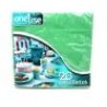 - Senza marca/Generico - 40PZ TOVAGLIOLI DOPPIO VELO VERDE 33 X 33 ...