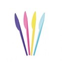 72x COLTELLI COLORATI IN PLASTICA PER PARTY CATERING FESTE CONFEZIONE
