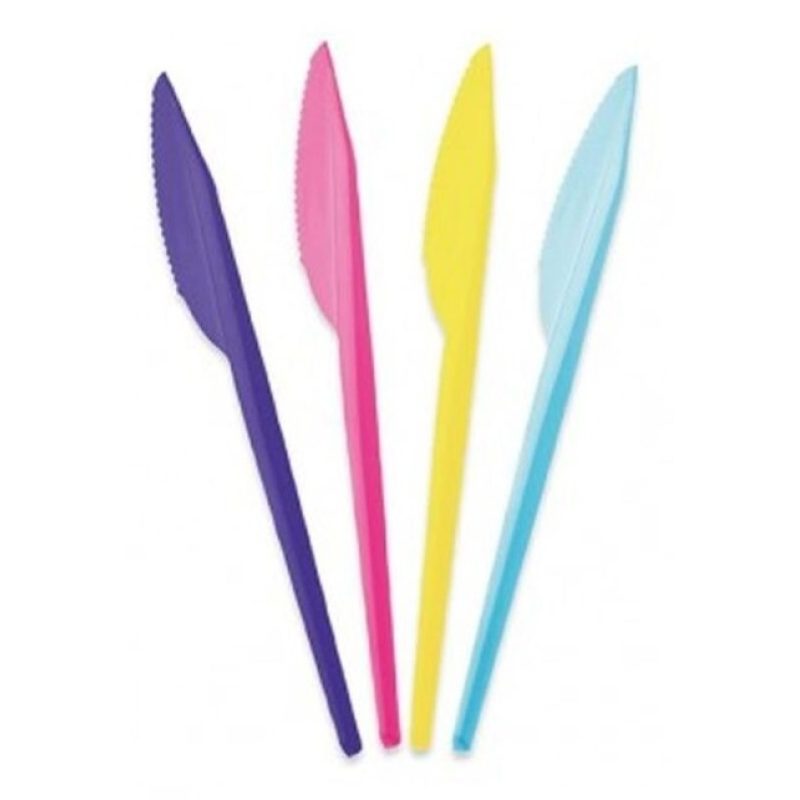 - Senza marca/Generico - 72x COLTELLI COLORATI IN PLASTICA PER PART...