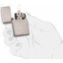 ACCENDINO METALLO CROMATO A STOPPINO CHAMP CROMATO FLINT ZIP ZIPPO RICARICABILE