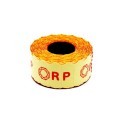 36x ROTOLO ETICHETTE PER PREZZATRICE 26 x 12 mm ARANCIO FLUO