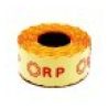 Tagoow 36x ROTOLO ETICHETTE PER PREZZATRICE 26 x 12 mm ARANCIO FLUO...