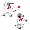DOBO ABAT JOUR LUMETTO APLIQUE CROMO EVA CHIC LUCE ILLUMINAZIONE AT...