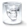 Skull Head bottiglia teschio con bicchieri in vetro disegno moderno per liquore birra e vino - ottima idea regalo