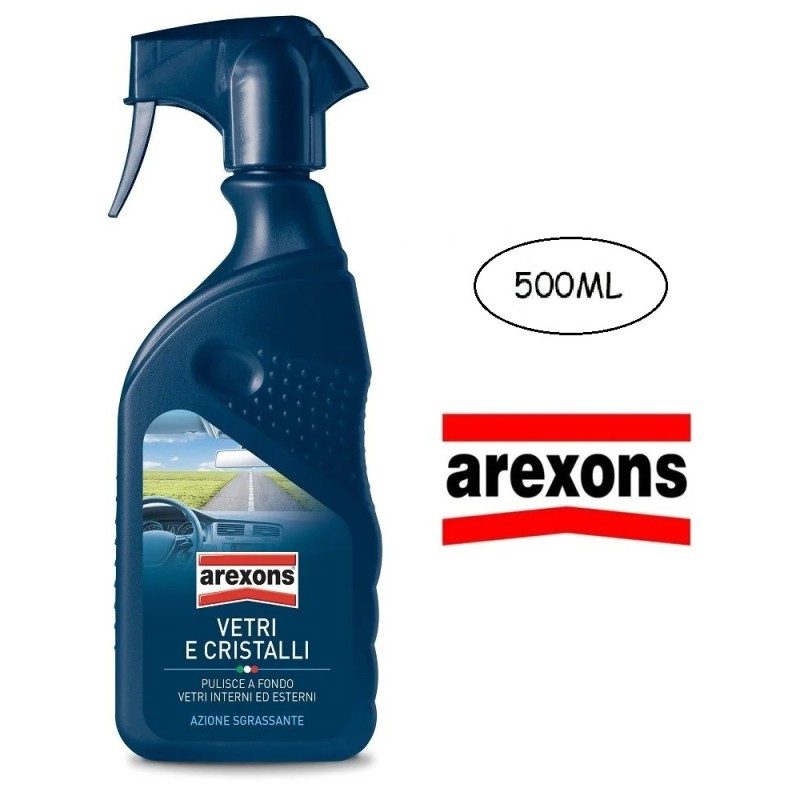 Arexons PULITORE VETRI E CRISTALLI SPRAY 500ML AREXONS PARABREZZA V...