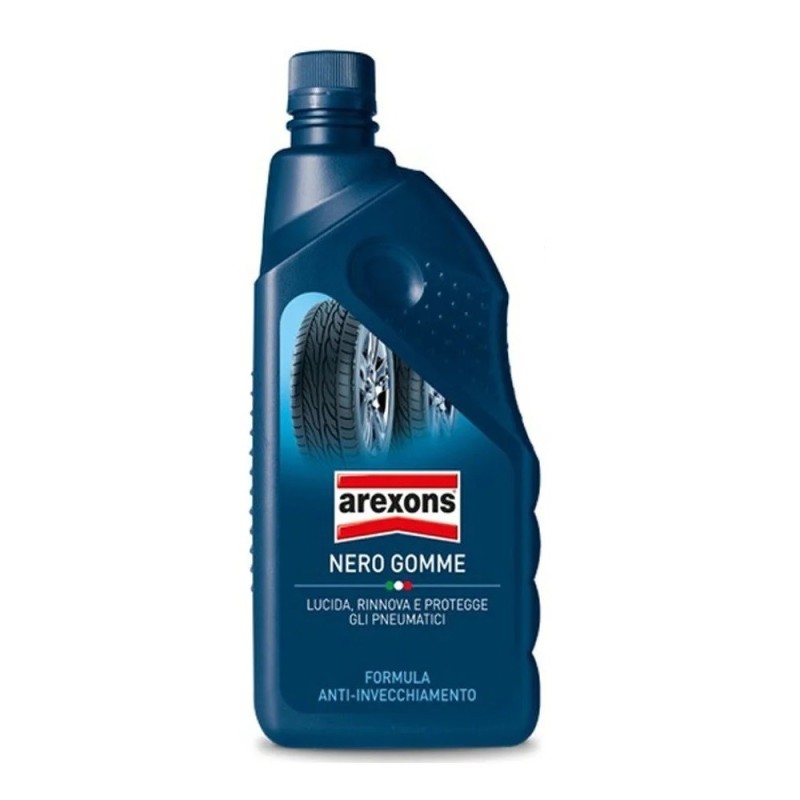 AREXONS RINNOVA E PROTEGGE NERO GOMME 1LT PNEUMATICO COMPONENTI ATTIVI AUTO MOTO