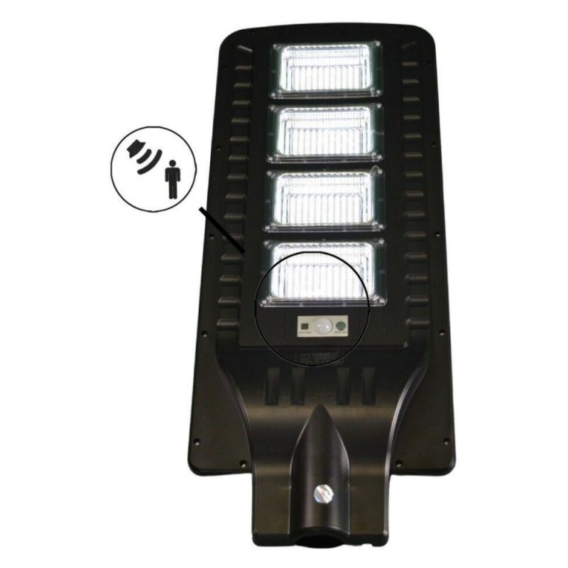 DOBO Lampione stradale LED 180W pannello solare fotovoltaico Faro S...