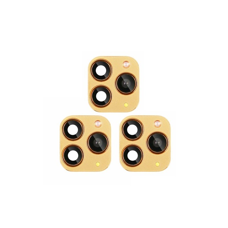 3x Adesivo fotocamera finta da iPhone X XS Max a iPhone 11 PRO MAX lente foto