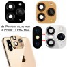 DOBO 3x Adesivo fotocamera finta da iPhone X XS Max a iPhone 11 PRO...