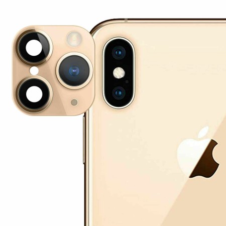 3x Adesivo fotocamera finta da iPhone X XS Max a iPhone 11 PRO MAX lente foto