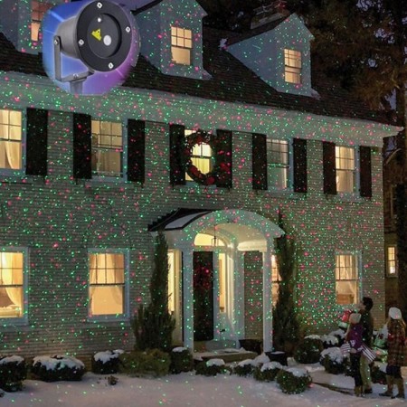 Proiettore Luci Casa Natale.Dobo Proiettore Laser Luci Decorazione Esterno Interno Casa Prato G