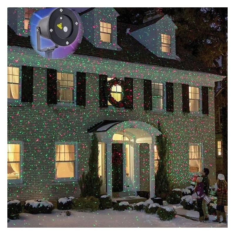 Proiettore laser luci decorazione esterno interno casa prato giardino natale