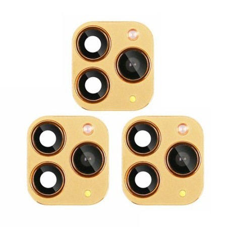 3x Adesivo fotocamera finta da iPhone X XS Max a iPhone 11 PRO MAX lente foto