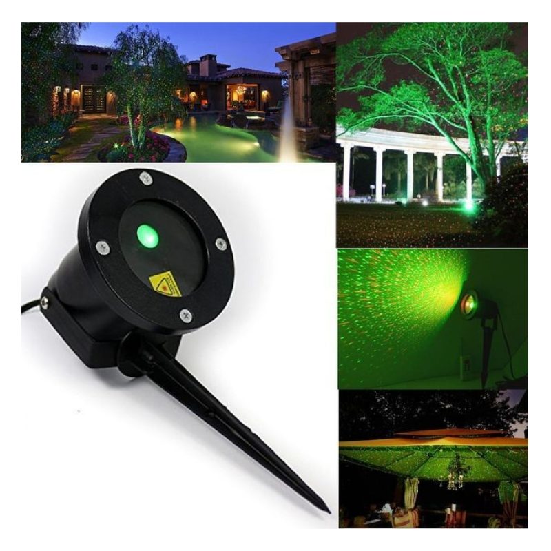 Proiettore laser luci decorazione esterno interno casa prato giardino natale