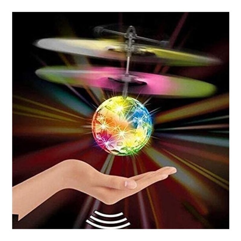 DOBO MINI ELICOTTERO SFERA VOLANTE PALLA LUMINOSA GIOCATTOLO BAMBIN...