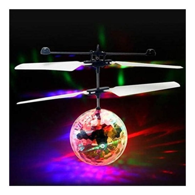 DOBO MINI ELICOTTERO SFERA VOLANTE PALLA LUMINOSA GIOCATTOLO BAMBIN...