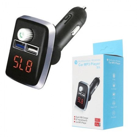 Lettore Mp3 per auto Wireless multifunzione M4 microfono integrato vivavoce Bt