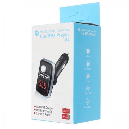 Lettore Mp3 per auto Wireless multifunzione M4 microfono integrato vivavoce Bt