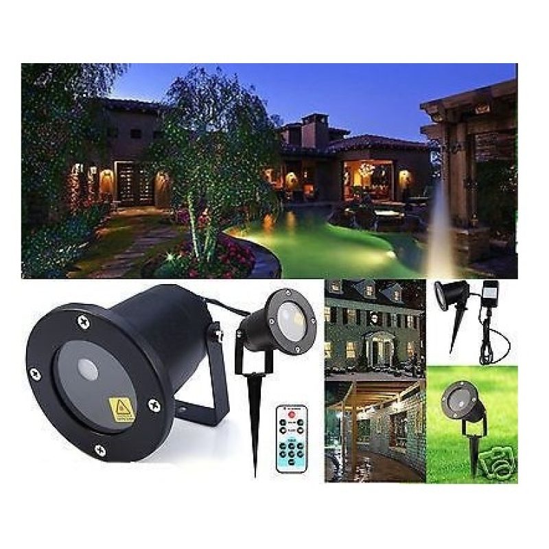 Proiettore laser luci decorazione esterno interno casa prato giardino natale