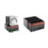 Dock station triplo slot HD per 3 Hard Disk da 3.5 e 2.5 (2 SATA-1 IDE) con lettore schede All-in-one